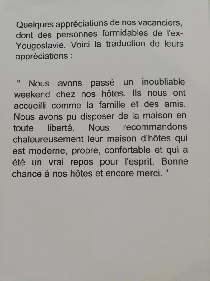 Chez MARLYSE Panzió Saint-Maurice-sur-Moselle Kültér fotó